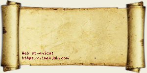 Una Nešković vizit kartica